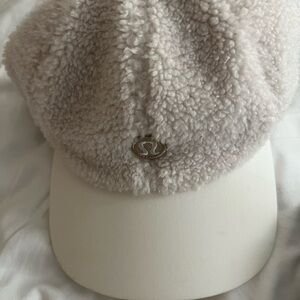 Lululemon Athletica Cream Sherpa Hat